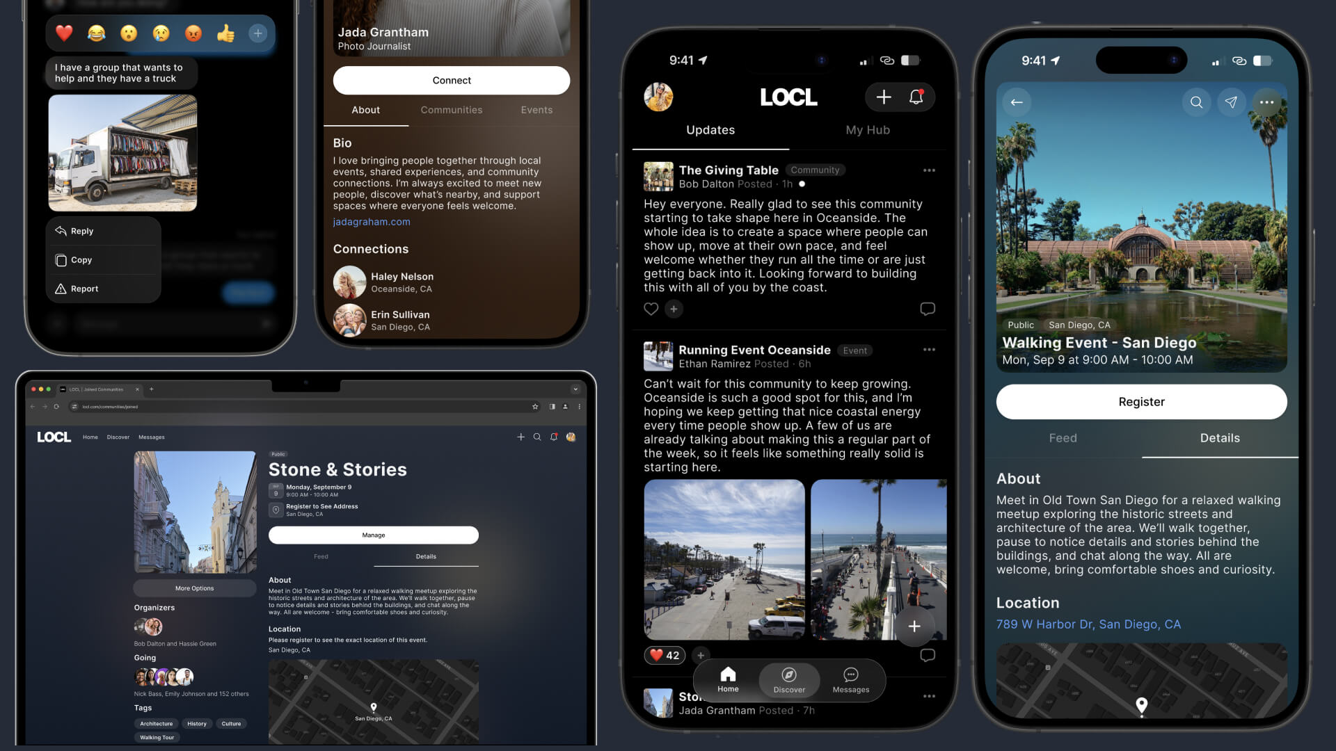 LOCL: local-first community platform