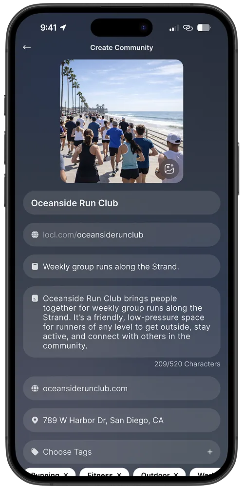 Create community flow