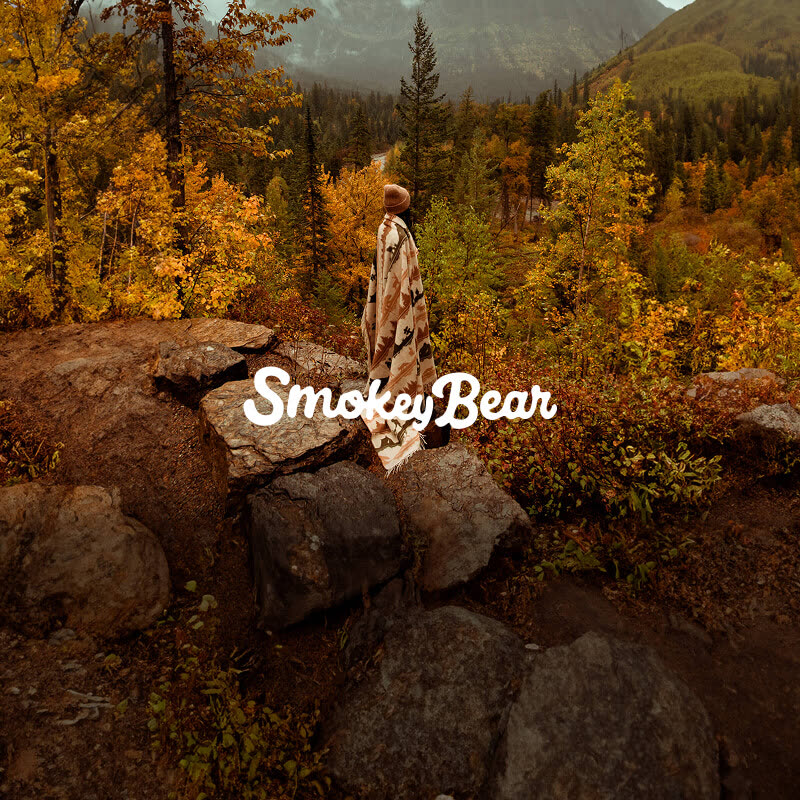 Smokey Bear collaboration mobile storefront